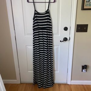 Striped maxi dress